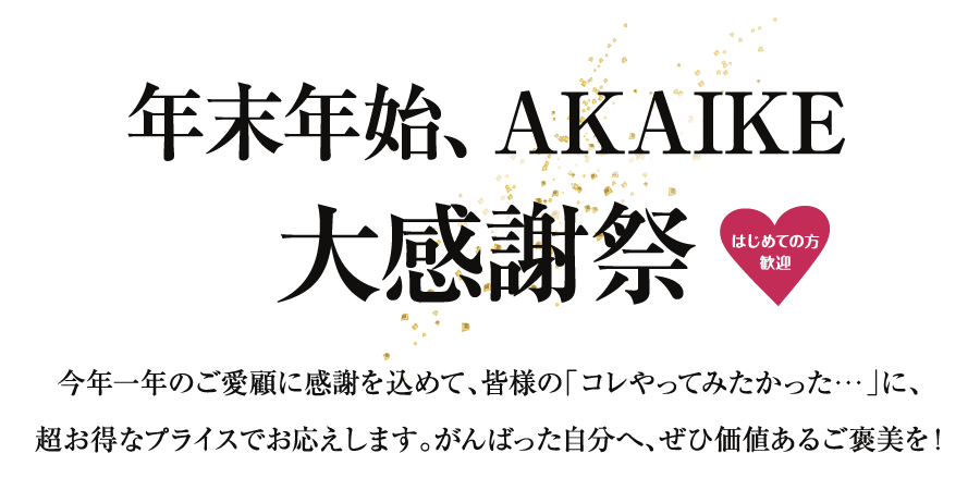 年末年始AKAIKE大感謝祭