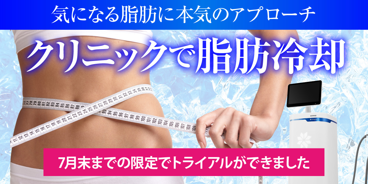 気になる脂肪に本気のアプローチ クルスカで脂肪冷却
